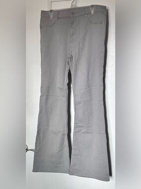 NWT Divided H&M Light Gray Flare Jeans